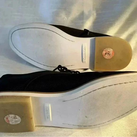Calvin Klein Men’s Black Aggussie Dress Shoes Size 9.5 - Picture 5 of 7